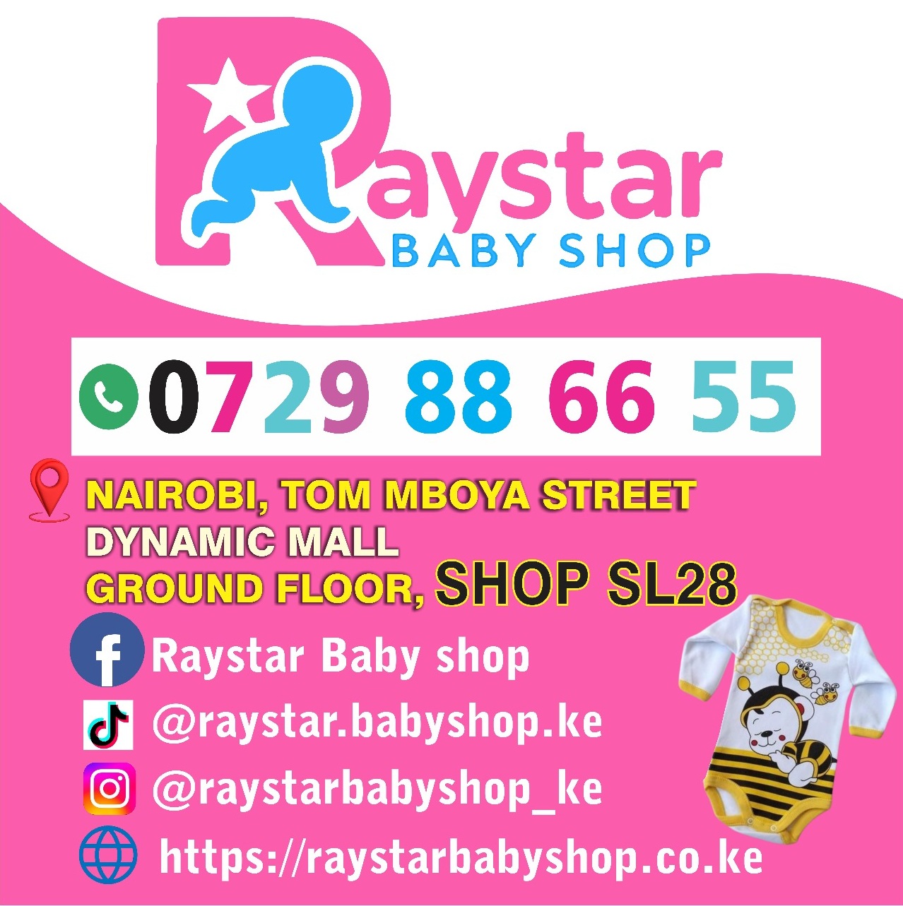 Raystar Baby Shop Poster